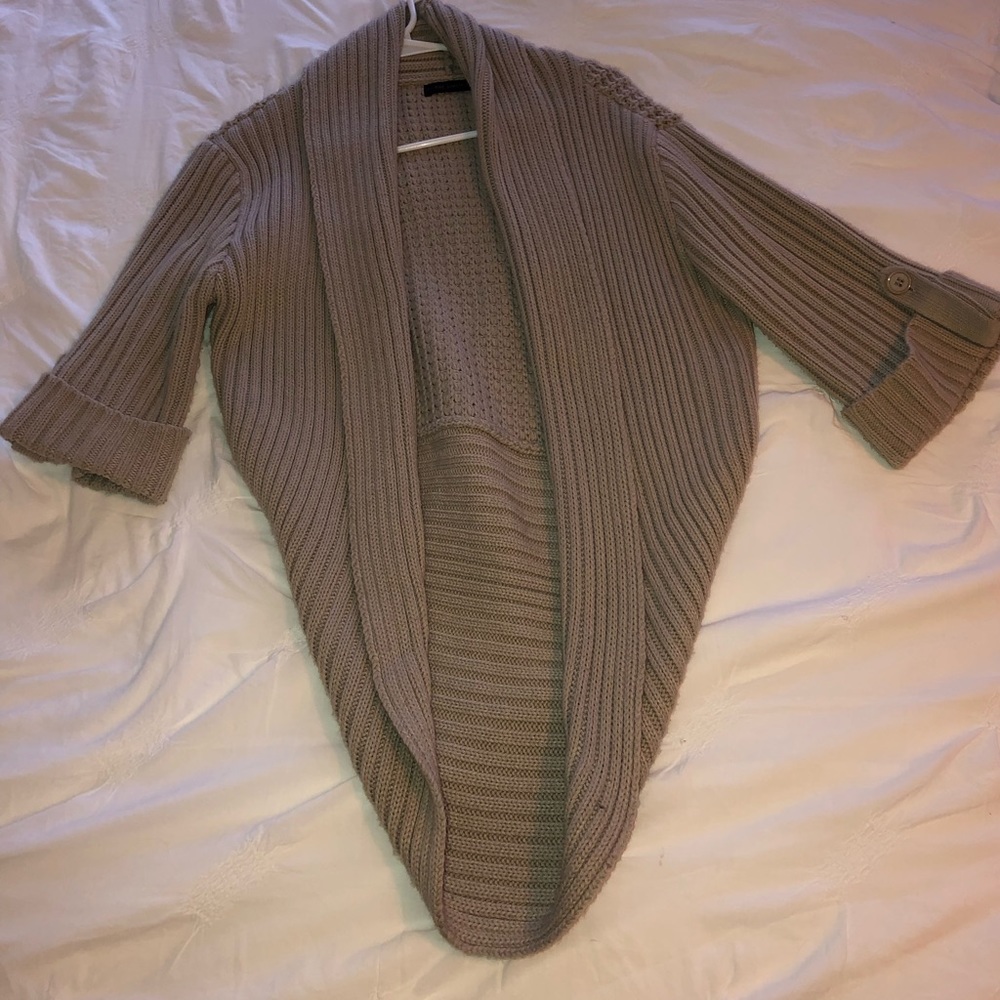 Tan Wool shrug